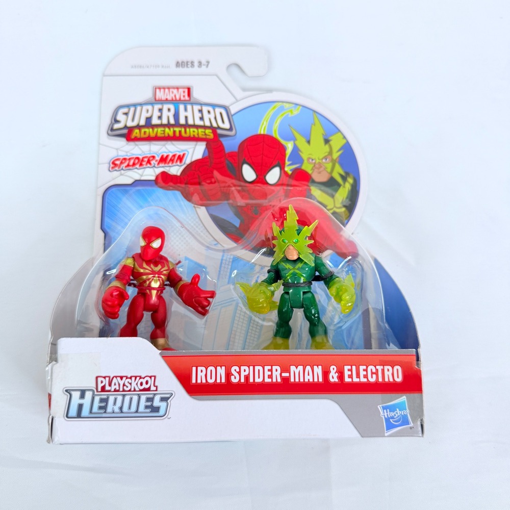Playskool Heroes Marvel Super Hero Adventures Iron Spider-Man & Electro A8086